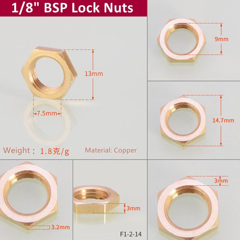 Brass Hex Lock Nuts Pipe Fitting M10 M12 1/8 1/4 3/8 1/2 3/4 1 BSP Female Thread Hexagonal Shank Cap Copper 1PCS
Brass Hex Lock Nuts Pipe Fitting M10 M12 1/8 1/4 3/8 1/2 3/4 1 BSP Female Thread Hexagonal Shank Cap Copper 1PCS