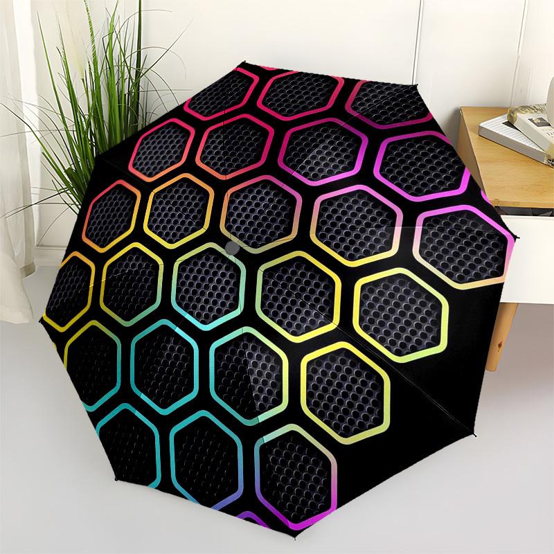 1pc Honeycomb Pattern Umbrella with Plastic Handle,Suitable for All Seasons Home Travel Outdoor UmbrellaM1346
1pc Honeycomb Pattern Umbrella with Plastic Handle,Suitable for All Seasons Home Travel Outdoor UmbrellaM1346
