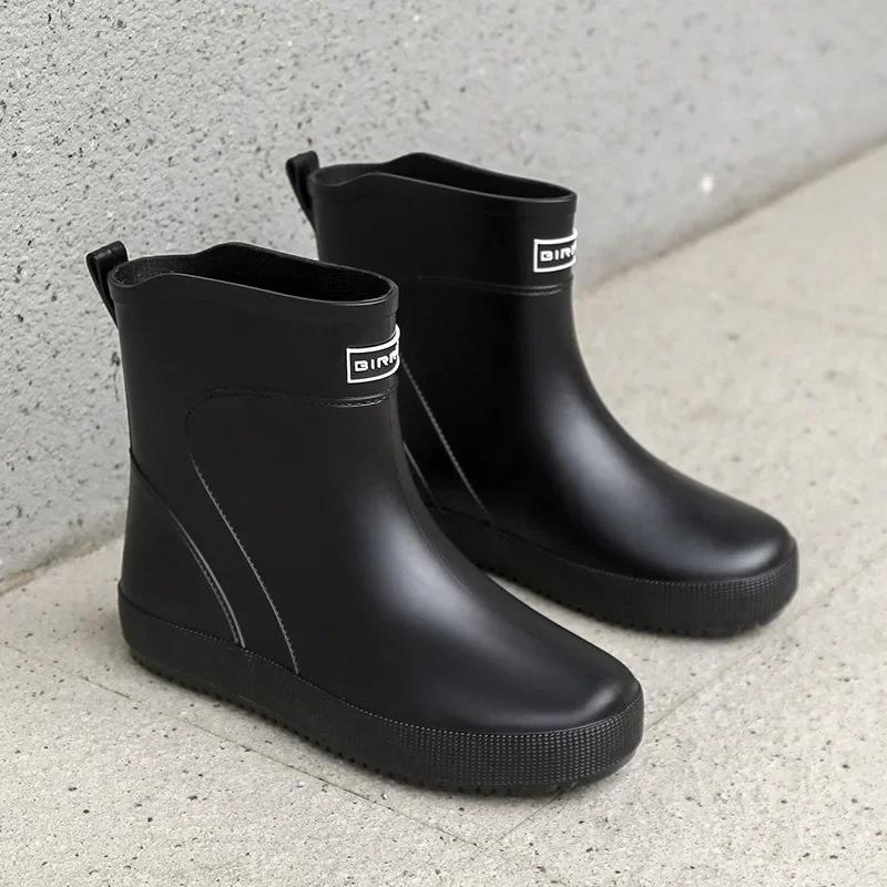 2024 Мужские короткие ботинки-трубы, однотонные резиновые сапоги, мужская водонепроницаемая обувь для рыбалки, мужская нескользящая рабочая обувь, резиновые сапоги для отдыха на открытом воздухе, новые 39 чёрный
2024 Мужские короткие ботинки-трубы, однотонные резиновые сапоги, мужская водонепроницаемая обувь для рыбалки, мужская нескользящая рабочая обувь, резиновые сапоги для отдыха на открытом воздухе, новые 39 чёрный