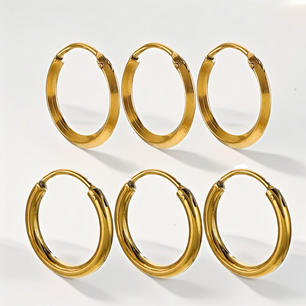 Elegant Minimalist Round & Square Hoop Earrings - Women s 2024 Autumn/Winter Collection Single Price
Elegant Minimalist Round & Square Hoop Earrings - Women s 2024 Autumn/Winter Collection Single Price