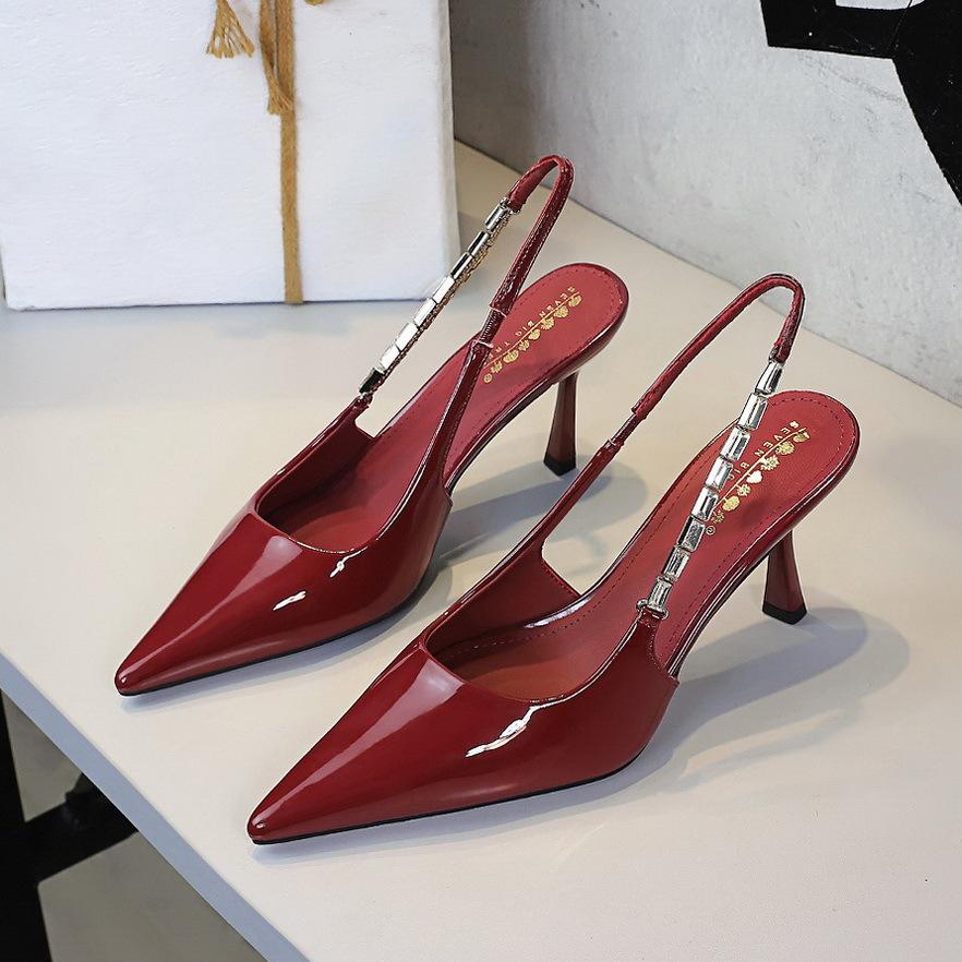 Fashion Women 9.5cm High Heels Lady Patent Leather Stiletto Heel Single Crystal Ankle Strap Heels Pumps Female Breathable Dance Shoes 34 бордовый
Fashion Women 9.5cm High Heels Lady Patent Leather Stiletto Heel Single Crystal Ankle Strap Heels Pumps Female Breathable Dance Shoes 34 бордовый