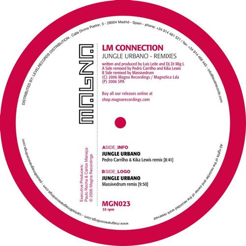12inch Record LM CONNECTION - Jungle Urbano - Remixes MGN023 Magna Recording 2006 Portugal Dance & Electronica Used
12inch Record LM CONNECTION - Jungle Urbano - Remixes MGN023 Magna Recording 2006 Portugal Dance & Electronica Used