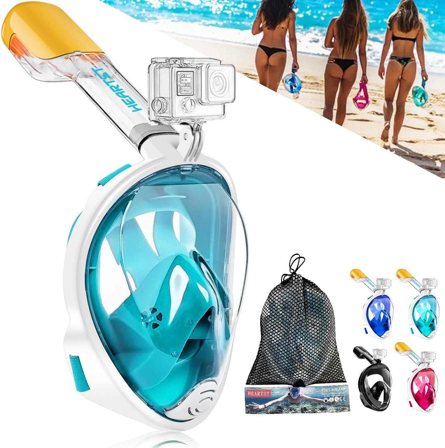 HEARTST Трубка для снорклинга, панорамный вид, для дайвинга, для плавания, спортивная камера, для детей, маска, защита, маска, 180° обзор, лицо, конструкция против запотевания, зелёный
HEARTST Трубка для снорклинга, панорамный вид, для дайвинга, для плавания, спортивная камера, для детей, маска, защита, маска, 180° обзор, лицо, конструкция против запотевания, зелёный