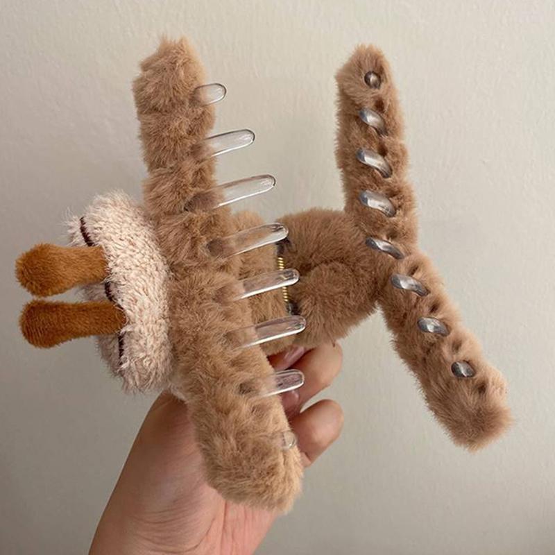 Cute Fried Egg Plush Doll Hair Claw Non-Slip Ponytail Holder Shark Claw Hair Accessories For Women Girls
Cute Fried Egg Plush Doll Hair Claw Non-Slip Ponytail Holder Shark Claw Hair Accessories For Women Girls