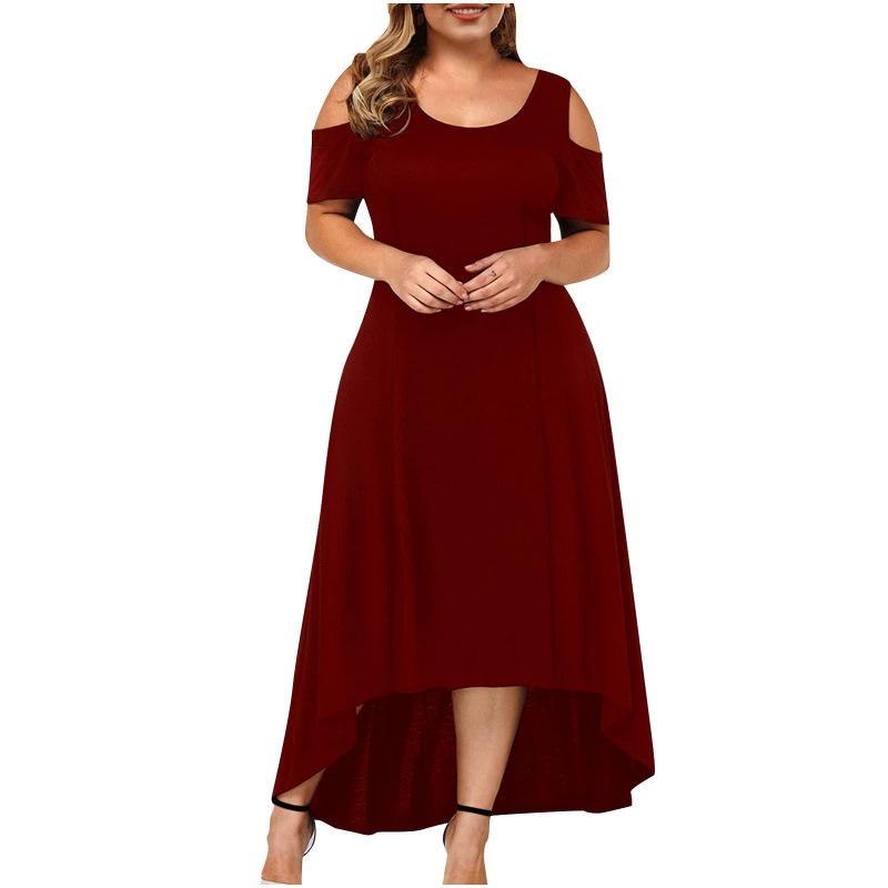 2026 Women s Off-Shoulder Plus Size Casual Formal Dress with Waist-Cinch and Short Sleeves L вина червоного кольору
2026 Women s Off-Shoulder Plus Size Casual Formal Dress with Waist-Cinch and Short Sleeves L вина червоного кольору