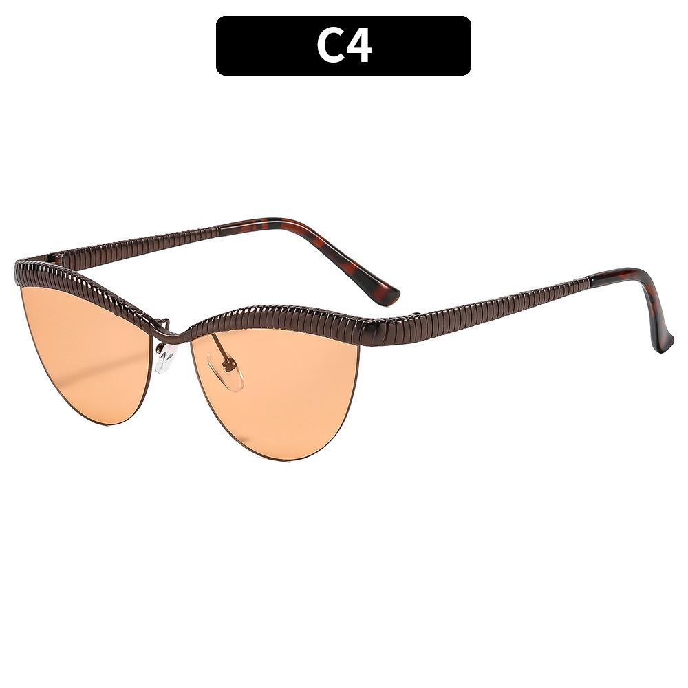 2026 New Cat Eye Metal Half-Rim Sunglasses for Women Retro UV400 Fashionable Comfortable Frame Trendy Outdoor Accessories as pictures
2026 New Cat Eye Metal Half-Rim Sunglasses for Women Retro UV400 Fashionable Comfortable Frame Trendy Outdoor Accessories as pictures