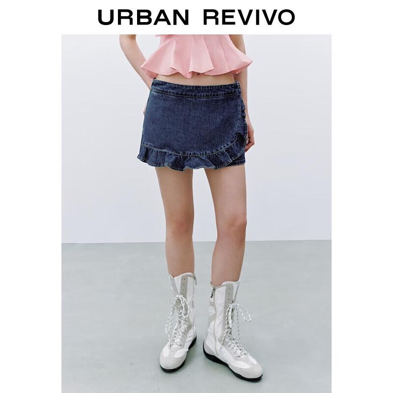 UR 2025 Retro Ruffle Hem Denim Shorts 25
UR 2025 Retro Ruffle Hem Denim Shorts 25