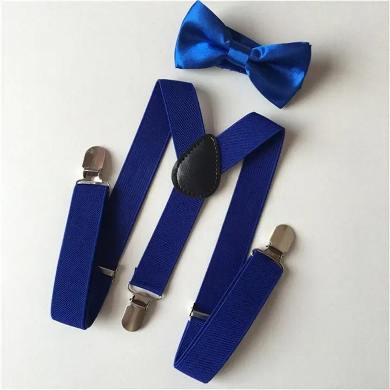 Kids Elastic Suspenders Bow Tie set Matching Tuxedo Suit Unisex Boy Girl Bowtie Wedding Costume Adjustable Y-Back Brace Belt сапфіровий
Kids Elastic Suspenders Bow Tie set Matching Tuxedo Suit Unisex Boy Girl Bowtie Wedding Costume Adjustable Y-Back Brace Belt сапфіровий
