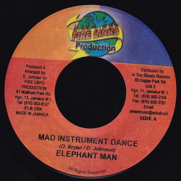 7-дюймовая пластинка ELEPHANT MAN - Mad Instrument Dance NONE Fire Links Prod 2004 Ямайка Регги, Ска и Даб Б/У
7-дюймовая пластинка ELEPHANT MAN - Mad Instrument Dance NONE Fire Links Prod 2004 Ямайка Регги, Ска и Даб Б/У