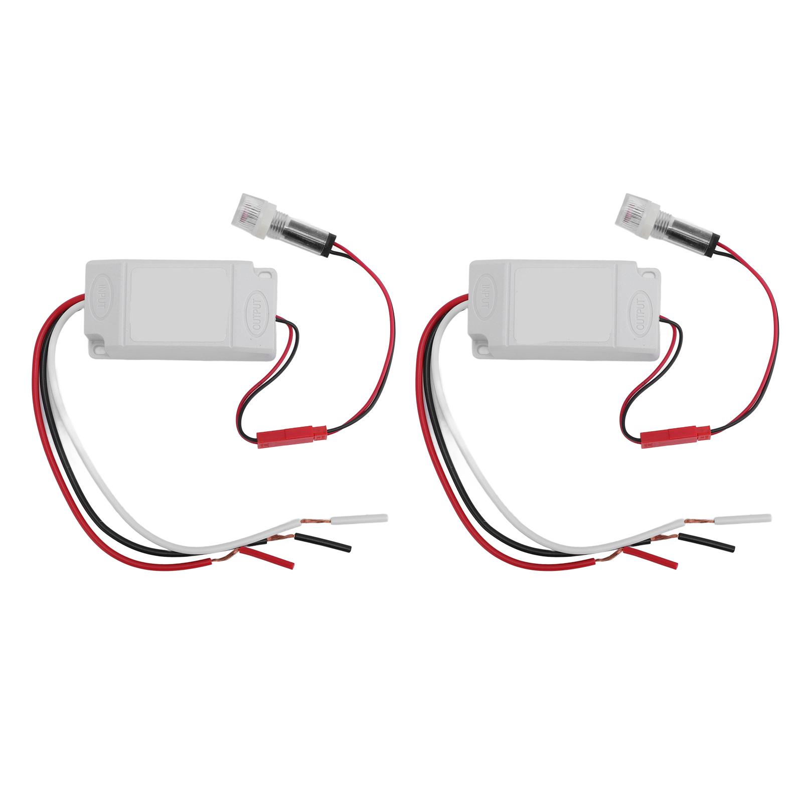2 Pcs Photocell Light Sensitive Switch Sensor Auto On Off Dusk to Dawn Sensor Street Light Control
2 Pcs Photocell Light Sensitive Switch Sensor Auto On Off Dusk to Dawn Sensor Street Light Control