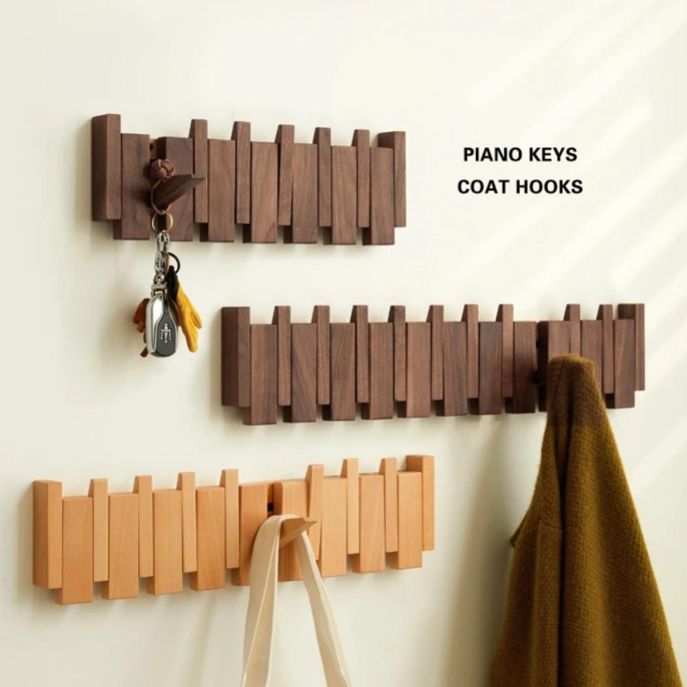 Wall Mounted Entry Door Porch Hanging Hook Piano Key Shaped Clothes Hook Wood Coat Racks Keys Coffee 4 Hook
Wall Mounted Entry Door Porch Hanging Hook Piano Key Shaped Clothes Hook Wood Coat Racks Keys Coffee 4 Hook