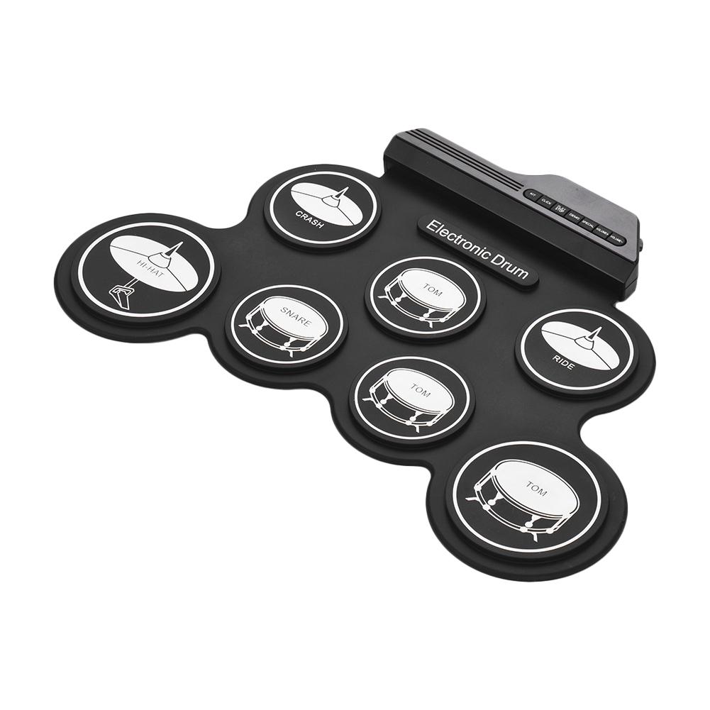 # USB Roll Up Drum Set Портативный электронный барабан Разъем для наушников Встроенный метроном
# USB Roll Up Drum Set Портативный электронный барабан Разъем для наушников Встроенный метроном