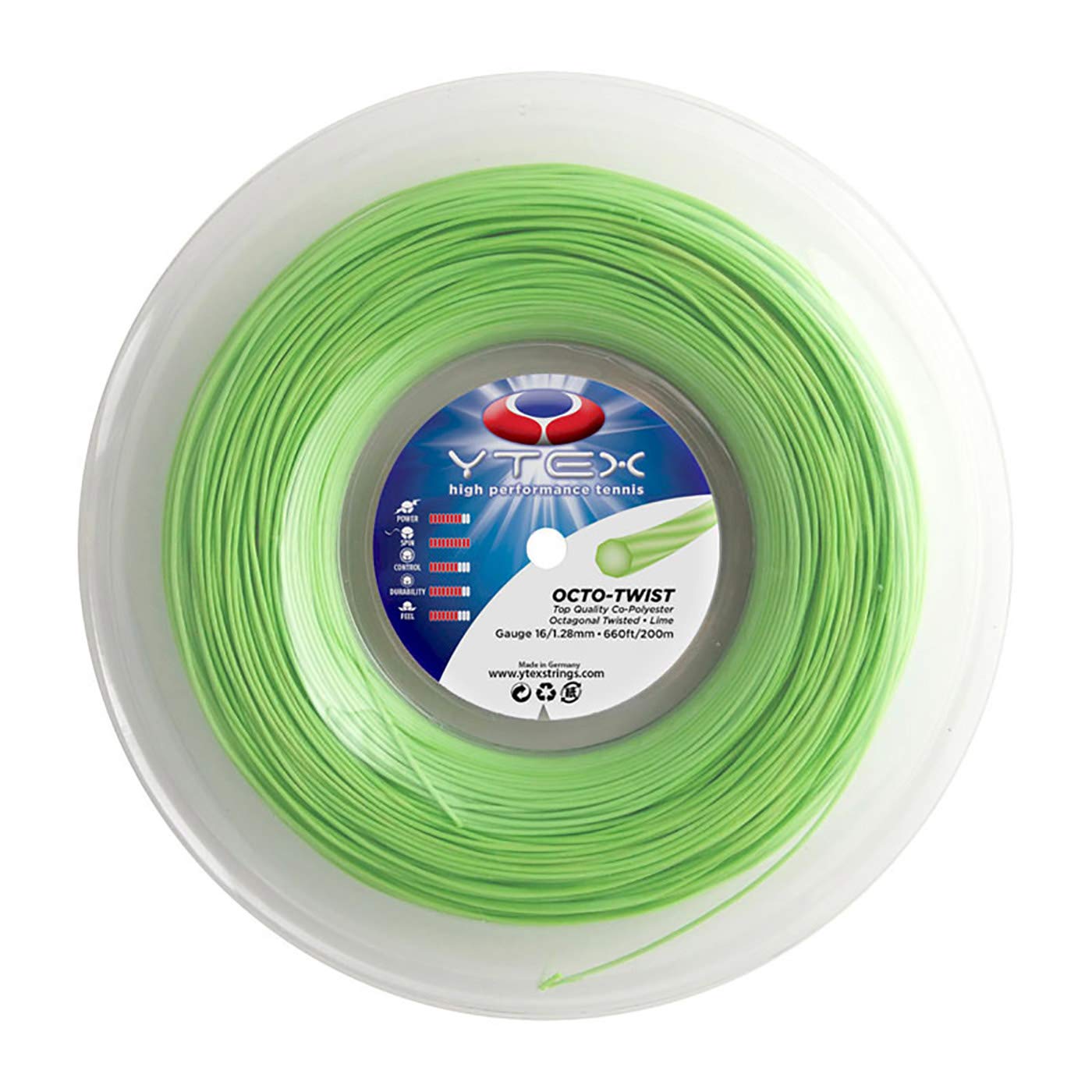 YTEX Octo Twist Green 200M Ролик Теннисная Полиэстеровая Струна 1.28мм (19л6м) зелёный
YTEX Octo Twist Green 200M Ролик Теннисная Полиэстеровая Струна 1.28мм (19л6м) зелёный