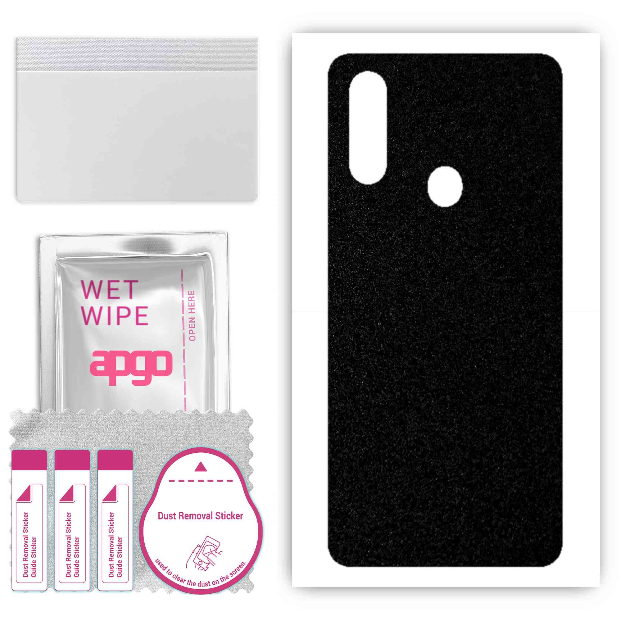 Apgo Protective Skin Sticker для задньої панелі, сумісної з Oppo A31, Wrap Film, Foil, Vinyl - Pattern Matte Black
Apgo Protective Skin Sticker для задньої панелі, сумісної з Oppo A31, Wrap Film, Foil, Vinyl - Pattern Matte Black