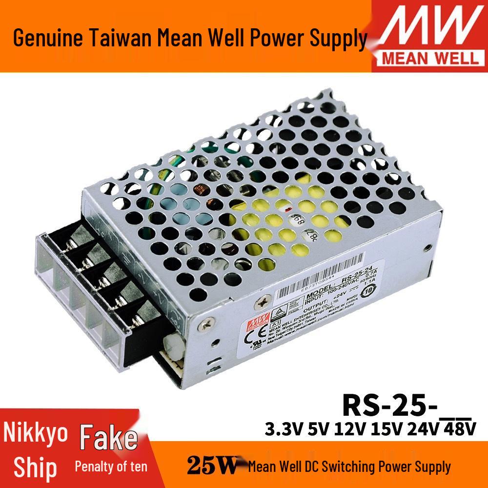 Mingwei RS-25W DC 5V-24V Switching Power Supply 3.3V/12V/15V/48V Monitor Replacement for NES/S. RS-25-12, 12V 2.1A
Mingwei RS-25W DC 5V-24V Switching Power Supply 3.3V/12V/15V/48V Monitor Replacement for NES/S. RS-25-12, 12V 2.1A