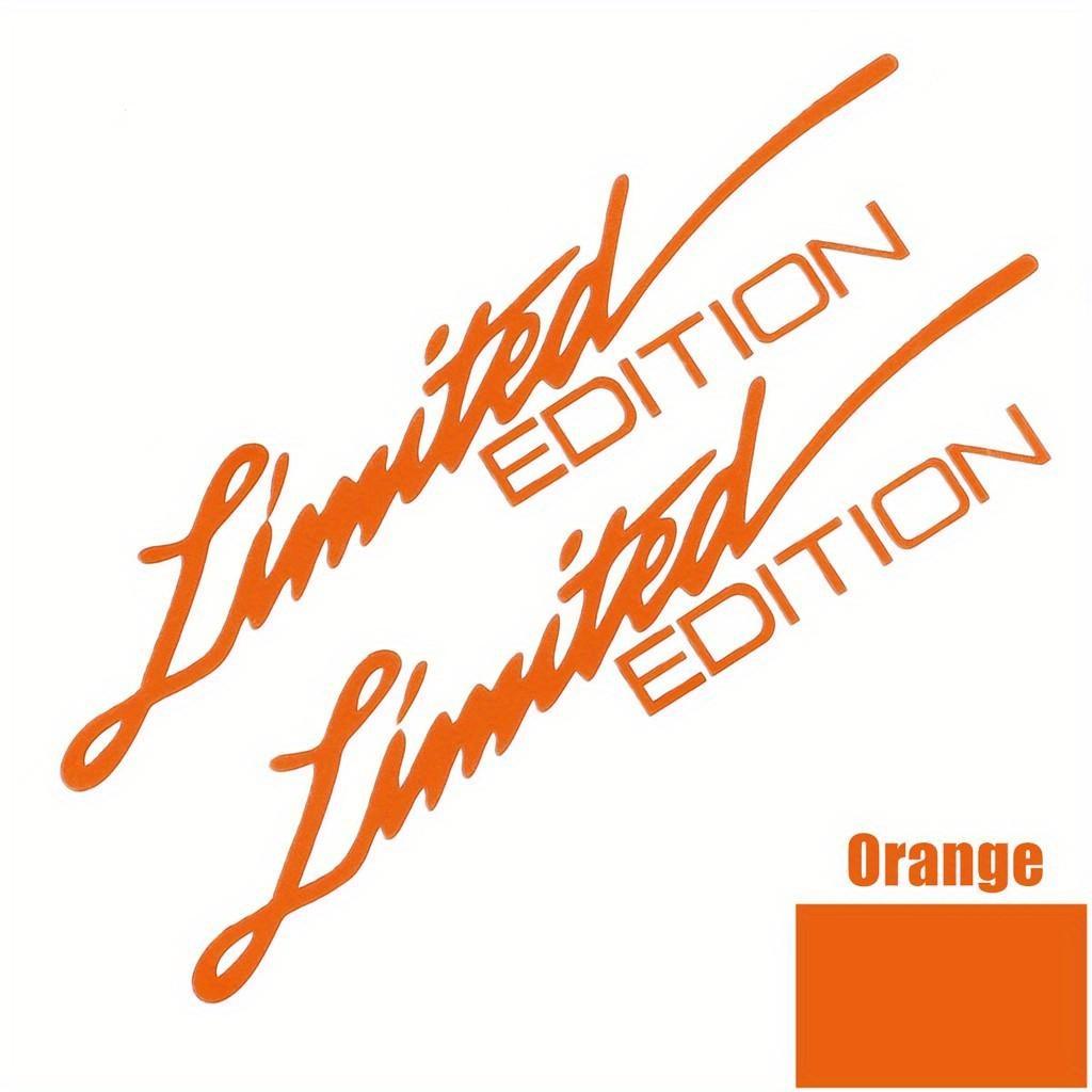 2pcs Eye-Catching Limited Edition Badge Sticker Decorative Accessories For Cars, Motorcycles, Trucks, And Bikes. Durable And Stylish Decoration Design оранжевый
2pcs Eye-Catching Limited Edition Badge Sticker Decorative Accessories For Cars, Motorcycles, Trucks, And Bikes. Durable And Stylish Decoration Design оранжевый