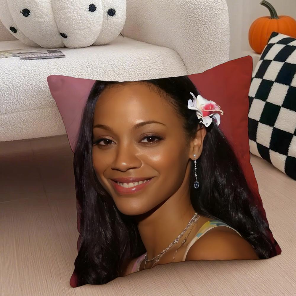 Fashion Elegant Charming ZZoe Saldana Cushion Cover Linen Pillow Case Soft Breathable Protective Couch Room Decoration 30x30cm
Fashion Elegant Charming ZZoe Saldana Cushion Cover Linen Pillow Case Soft Breathable Protective Couch Room Decoration 30x30cm