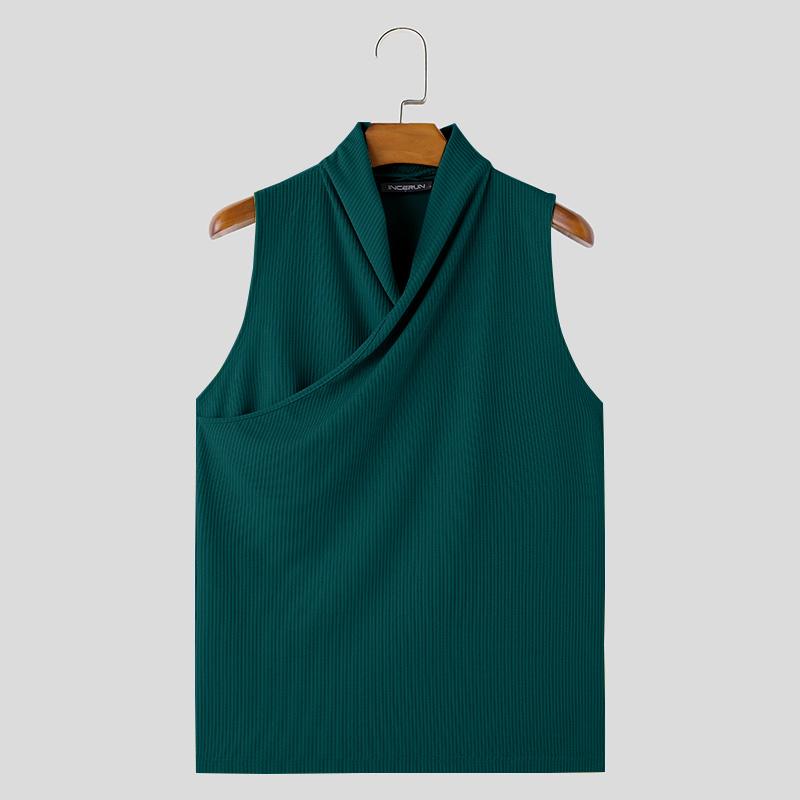 INCERUN Летние мужские рубашки без рукавов с накидкой и крестом спереди, топы на бретелях 3XL зелёный
INCERUN Летние мужские рубашки без рукавов с накидкой и крестом спереди, топы на бретелях 3XL зелёный