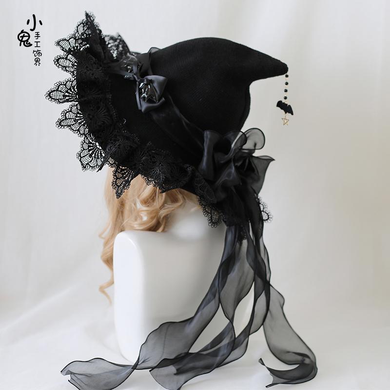 Demon Bow Tweed Lace Halloween Witch Hat Sweet and Cute Witch Hat for Women Original Lolita Witch Hats kids чёрный
Demon Bow Tweed Lace Halloween Witch Hat Sweet and Cute Witch Hat for Women Original Lolita Witch Hats kids чёрный