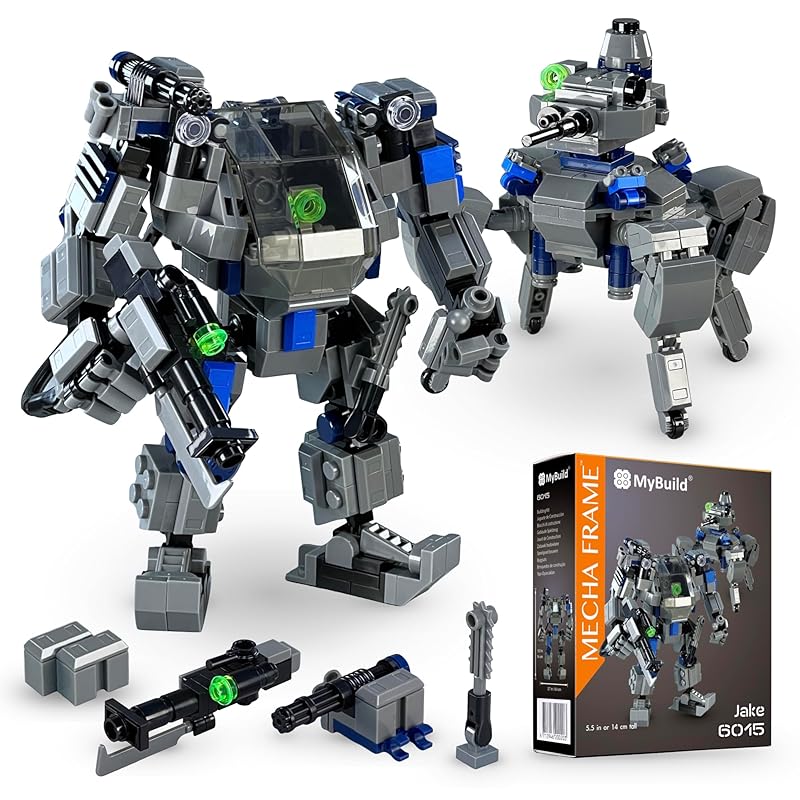 MyBuild (My build) 6015 Jake & Quadruped Mecha QM mechanical frame robot block assembly set SF series Target age 14 years and over Compatible with
MyBuild (My build) 6015 Jake & Quadruped Mecha QM mechanical frame robot block assembly set SF series Target age 14 years and over Compatible with
