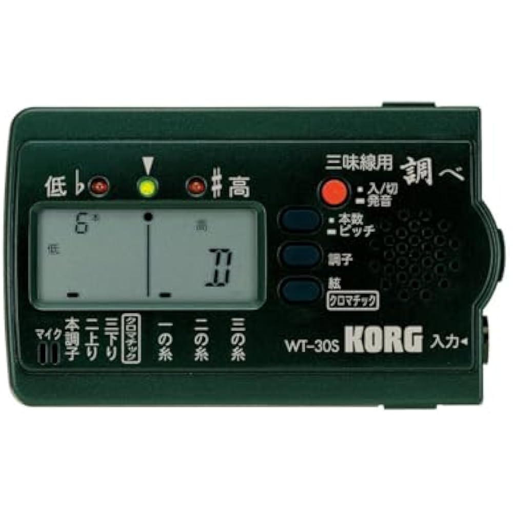 KORG WT-30S Tuner “Search” for Shamisen
KORG WT-30S Tuner “Search” for Shamisen