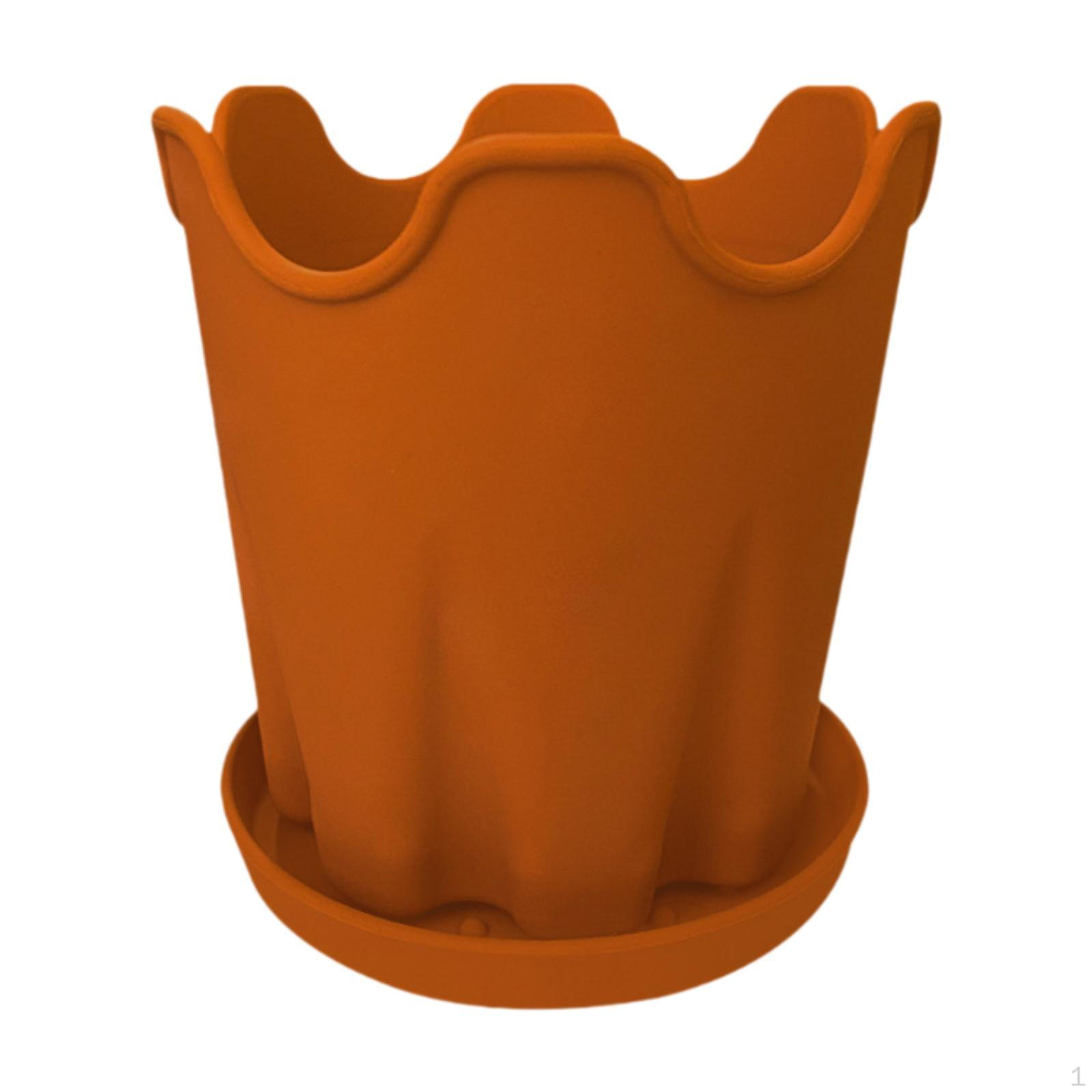 Цветочный горшок для растений с дренажным отверстием для поддона для сада Brown
Цветочный горшок для растений с дренажным отверстием для поддона для сада Brown