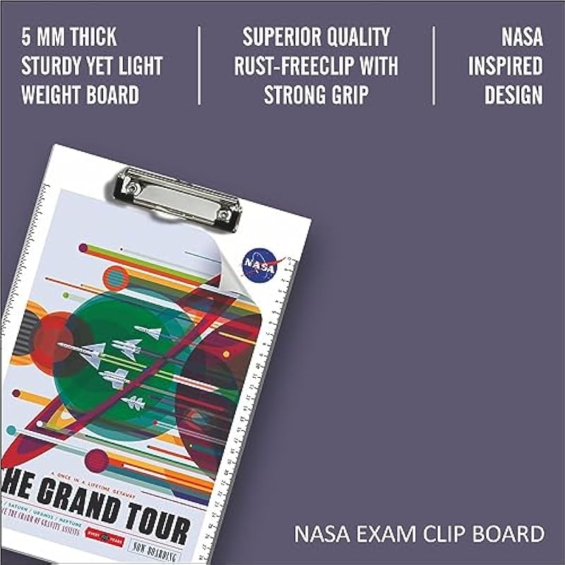 Anupam Nasa Exam Board | Recycled Wood Clipboard | Writing Pad Multi Color | A4 Size Clipboards For Nurses, Students, Of
Anupam Nasa Exam Board | Recycled Wood Clipboard | Writing Pad Multi Color | A4 Size Clipboards For Nurses, Students, Of