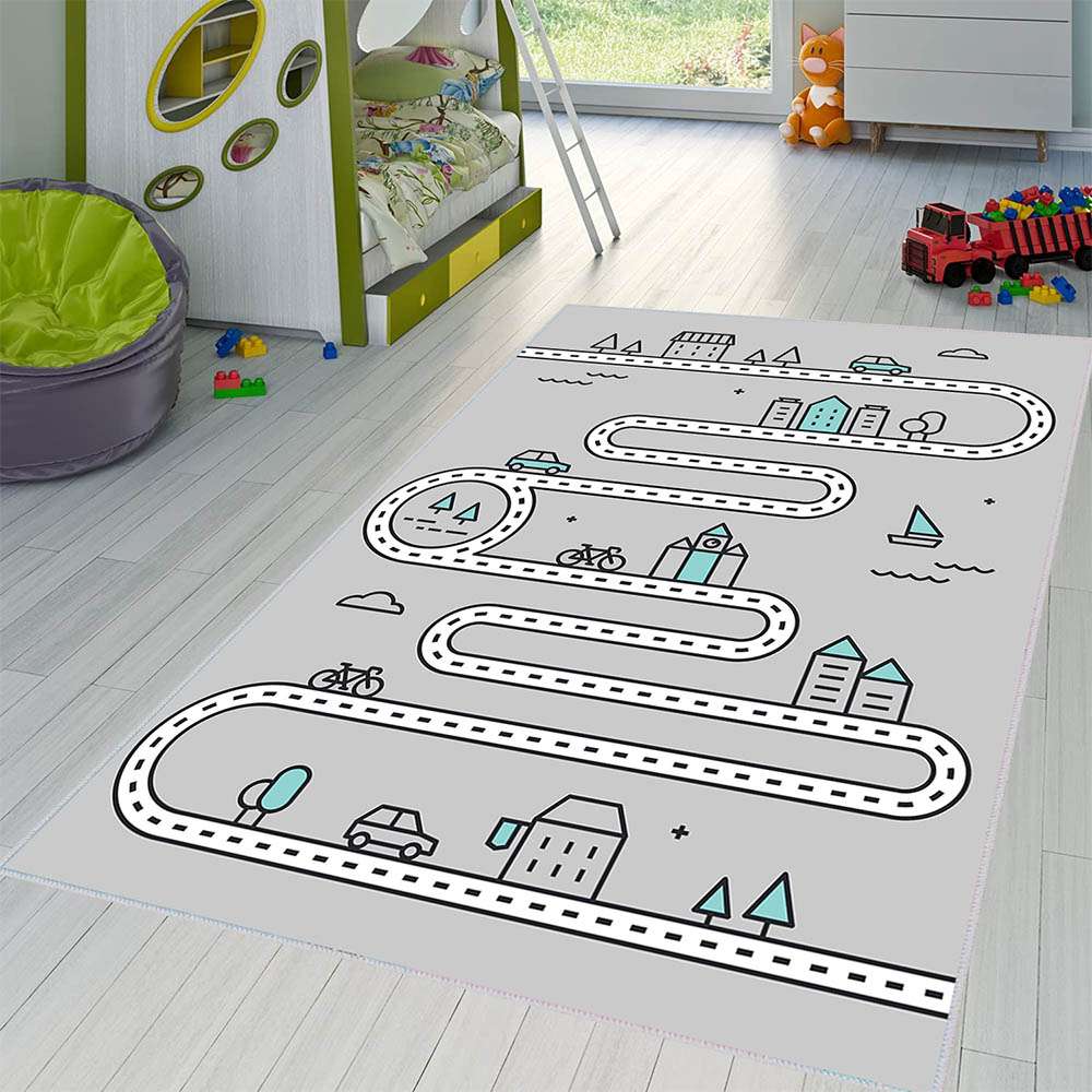 Mosimoso Home RJ022 Детский ковер с нескользящей подошвой в горошек и принтом 80x150 cm
Mosimoso Home RJ022 Детский ковер с нескользящей подошвой в горошек и принтом 80x150 cm
