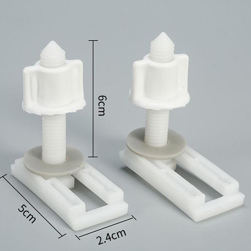 1 пара пластиковых болтов для ремонта петель сиденья унитаза + крепежные винты + комплект шайб 2.4*5*6cm
1 пара пластиковых болтов для ремонта петель сиденья унитаза + крепежные винты + комплект шайб 2.4*5*6cm