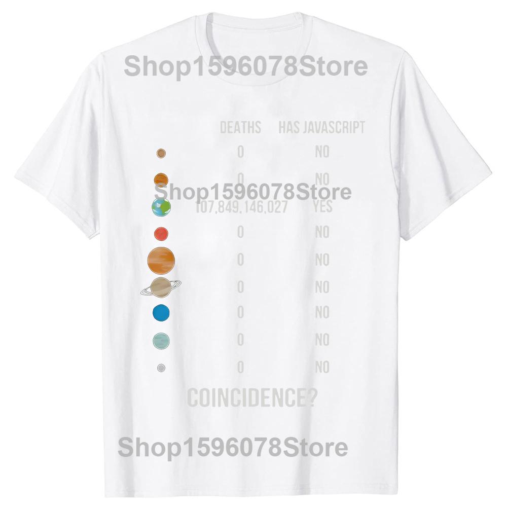 Good Funny Javascript Graphic T Shirts Men Women Pure Cotton Humor Streetwear Tee Shirt Short Sleeve Unisex Loose Clothing S
Good Funny Javascript Graphic T Shirts Men Women Pure Cotton Humor Streetwear Tee Shirt Short Sleeve Unisex Loose Clothing S