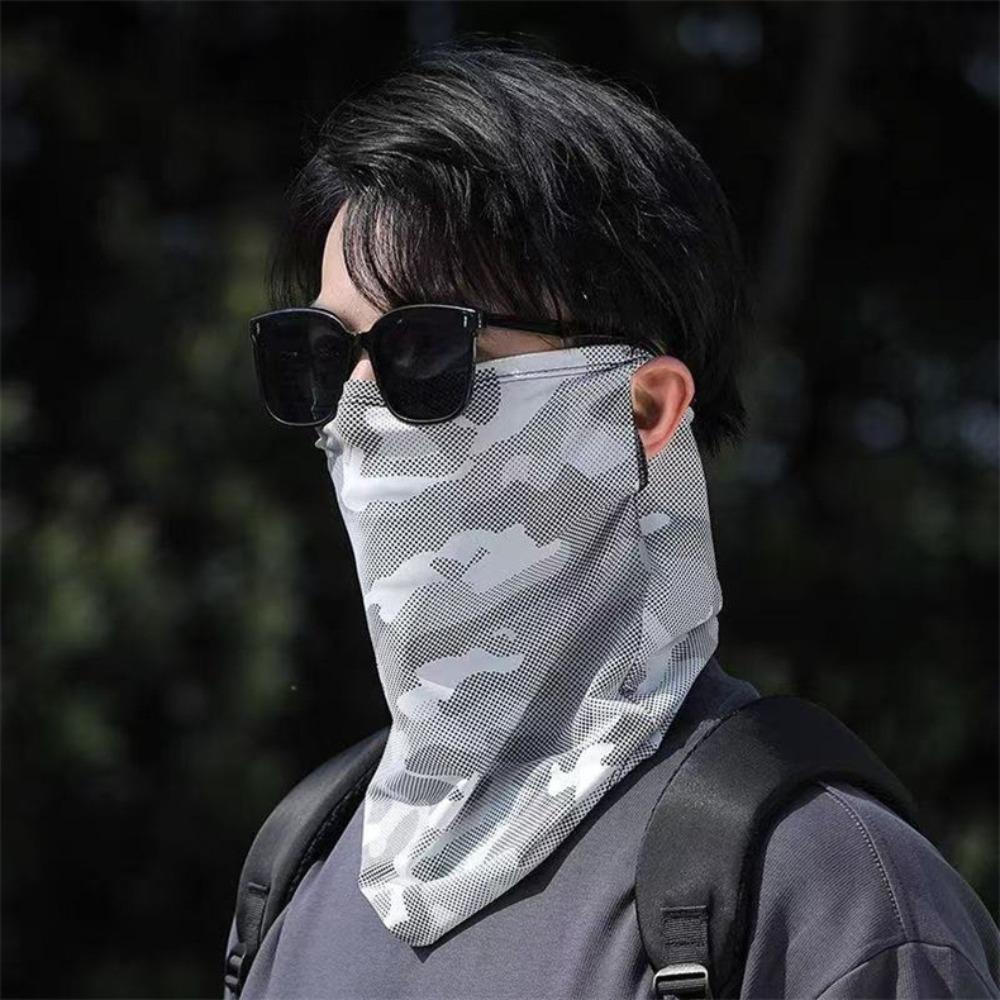 1 Set Ice Silk Mask Breathable Arm Sleeve UV Protection Sunscreen Quick Drying Multi-Function Scarf Fishing Driving Arm Cover
1 Set Ice Silk Mask Breathable Arm Sleeve UV Protection Sunscreen Quick Drying Multi-Function Scarf Fishing Driving Arm Cover
