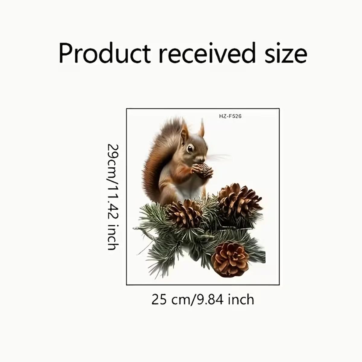 Self-adhesive 3D Forest Squirrel Pine Cone Wall Stickers for Home Commercial Decor 25x29cm разноцветный
Self-adhesive 3D Forest Squirrel Pine Cone Wall Stickers for Home Commercial Decor 25x29cm разноцветный
