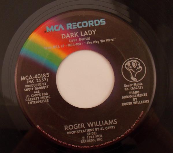 7-дюймовая пластинка ROGER WILLIAMS Solace Dark Lady MCA40185 MCA Records 1974 США Джаз Б/у
7-дюймовая пластинка ROGER WILLIAMS Solace Dark Lady MCA40185 MCA Records 1974 США Джаз Б/у