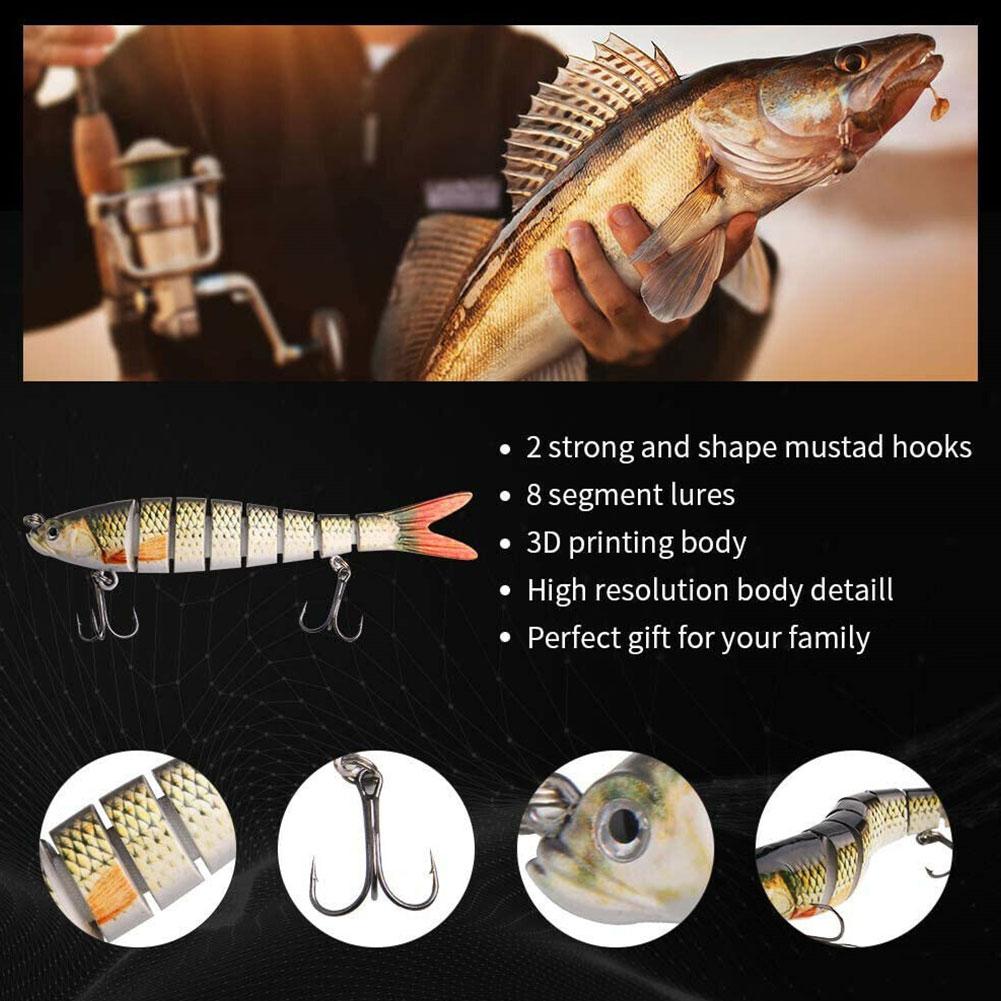 Рыболовный воблер Aorace Lifelike 6/7 сегментов Swimbait 10 см Crankbait Isca Tackle Lures Artificia G2D9
Рыболовный воблер Aorace Lifelike 6/7 сегментов Swimbait 10 см Crankbait Isca Tackle Lures Artificia G2D9