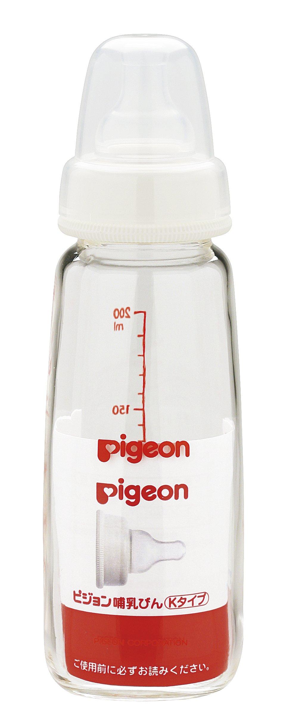Pigeon K type baby bottle glass with silicone rubber 200ml A058 (heat-resistant nipple) KG-200DX
Pigeon K type baby bottle glass with silicone rubber 200ml A058 (heat-resistant nipple) KG-200DX