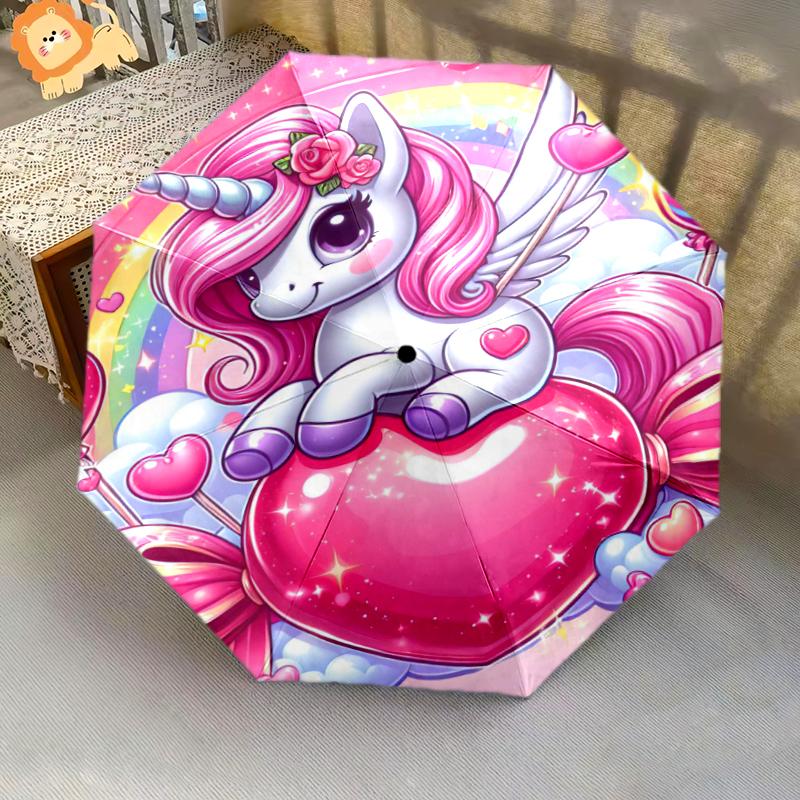 1PC unicorn cartoon Umbrella Portable Folding Umbrella Iron Frame Hole Bone Structure Outdoor Home Umbrella A5
1PC unicorn cartoon Umbrella Portable Folding Umbrella Iron Frame Hole Bone Structure Outdoor Home Umbrella A5