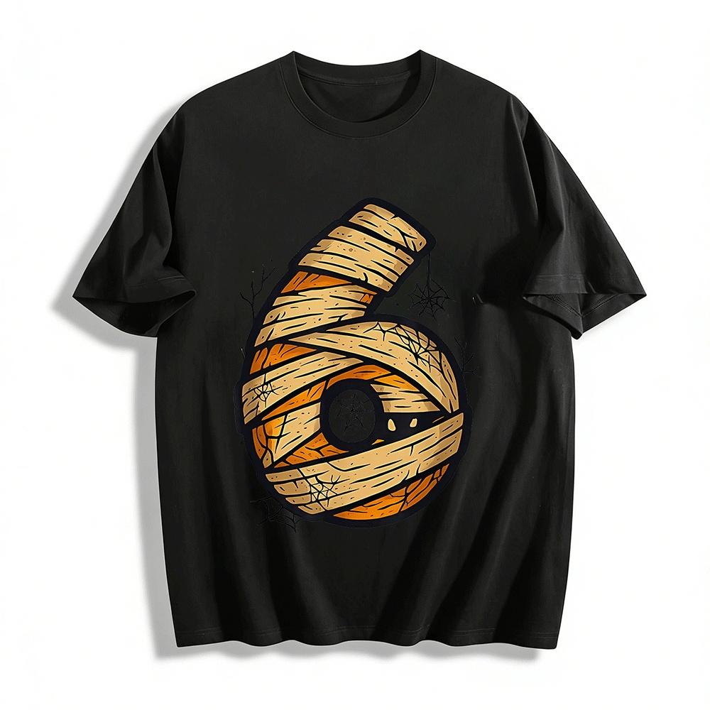 Halloween Mummy Number 6 Print Casual Top Pure cotton T-shirt XXS
Halloween Mummy Number 6 Print Casual Top Pure cotton T-shirt XXS