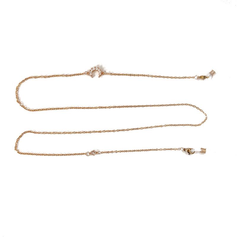 Retro Fashionable Metal Titanium Steel Star Moon Glasses Chain Women S Neck Chain Simple High-End Sunglasses Lanyard
Retro Fashionable Metal Titanium Steel Star Moon Glasses Chain Women S Neck Chain Simple High-End Sunglasses Lanyard