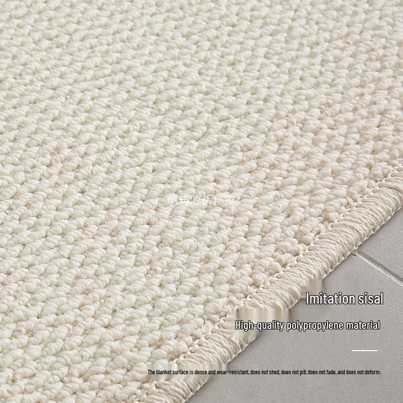 Off-White Modern Minimalist Imitation Sisal Rug - Pineapple Loop Design, Perfect for New Home Style & Photography
Off-White Modern Minimalist Imitation Sisal Rug - Pineapple Loop Design, Perfect for New Home Style & Photography