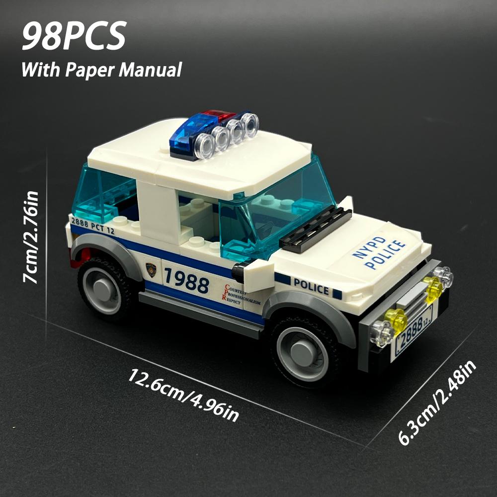 Police DIY Educational Car 98Pcs City Building Blocks SUV Interceptor Toy Set, STEM Construction Kit for Birthday Kids Gift
Police DIY Educational Car 98Pcs City Building Blocks SUV Interceptor Toy Set, STEM Construction Kit for Birthday Kids Gift