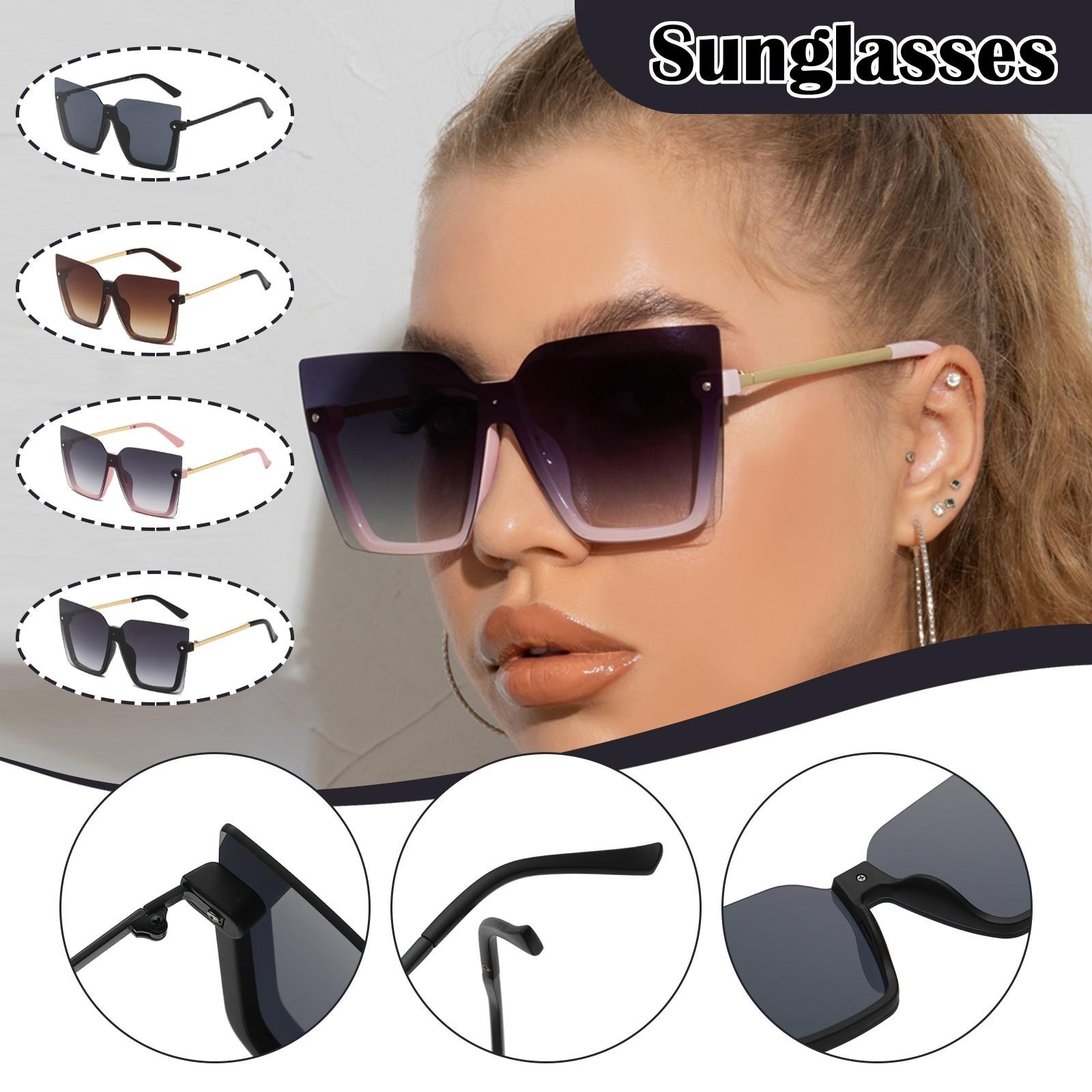 Мода Полурамка Квадратные солнцезащитные очки для мужчин и женщин Уличная одежда S21089 
Мода Полурамка Квадратные солнцезащитные очки для мужчин и женщин Уличная одежда S21089