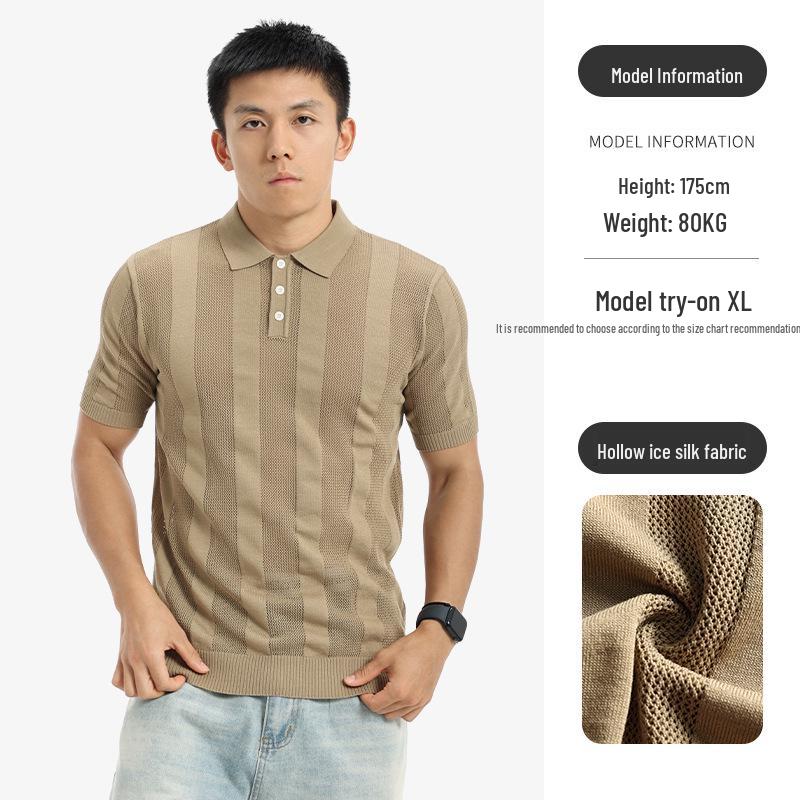Men s Summer Short Sleeve Trendy Knit Polo Shirt - Casual Light Business T-Shirt Top 2XL верблюд
Men s Summer Short Sleeve Trendy Knit Polo Shirt - Casual Light Business T-Shirt Top 2XL верблюд