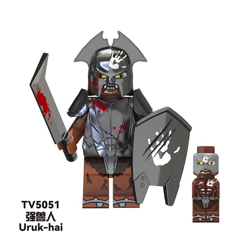 Big movie series TV6 Lord of the Rings TV6 strong orc TV6 boy assembled building block toy bag
Big movie series TV6 Lord of the Rings TV6 strong orc TV6 boy assembled building block toy bag