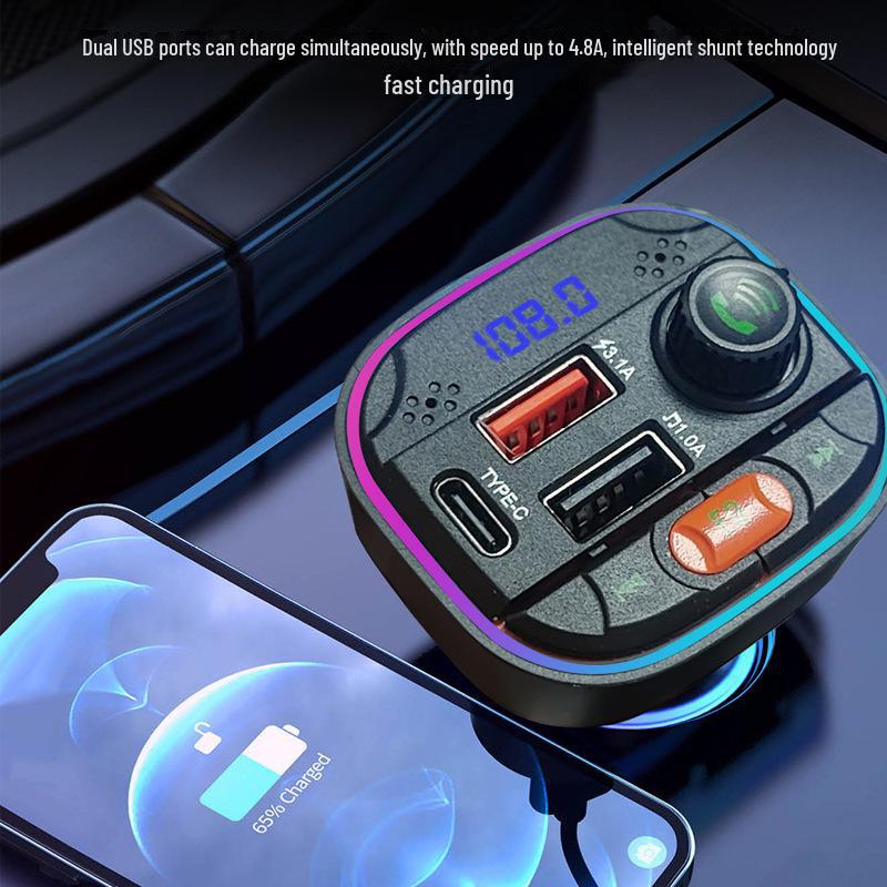 Автомобильное зарядное устройство Bluetooth Q29: MP3, зарядное устройство для телефона, аудиоплеер, микрофон, совместимость с прикуривателем
Автомобильное зарядное устройство Bluetooth Q29: MP3, зарядное устройство для телефона, аудиоплеер, микрофон, совместимость с прикуривателем
