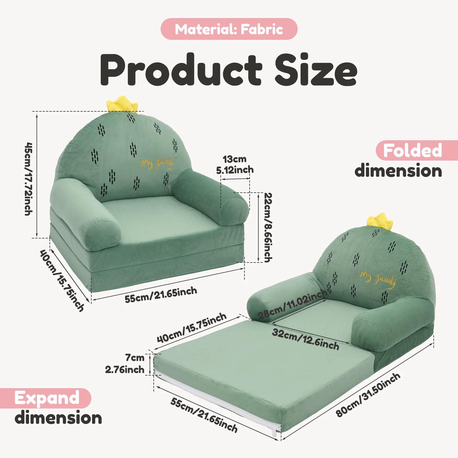 Plush Foldable Kids Sofa Comfortable Kids Sofa Bed 2 In 1 Lightweight Baby Lounge Chair Portable Couch for 1 to 4 Years Old
Plush Foldable Kids Sofa Comfortable Kids Sofa Bed 2 In 1 Lightweight Baby Lounge Chair Portable Couch for 1 to 4 Years Old