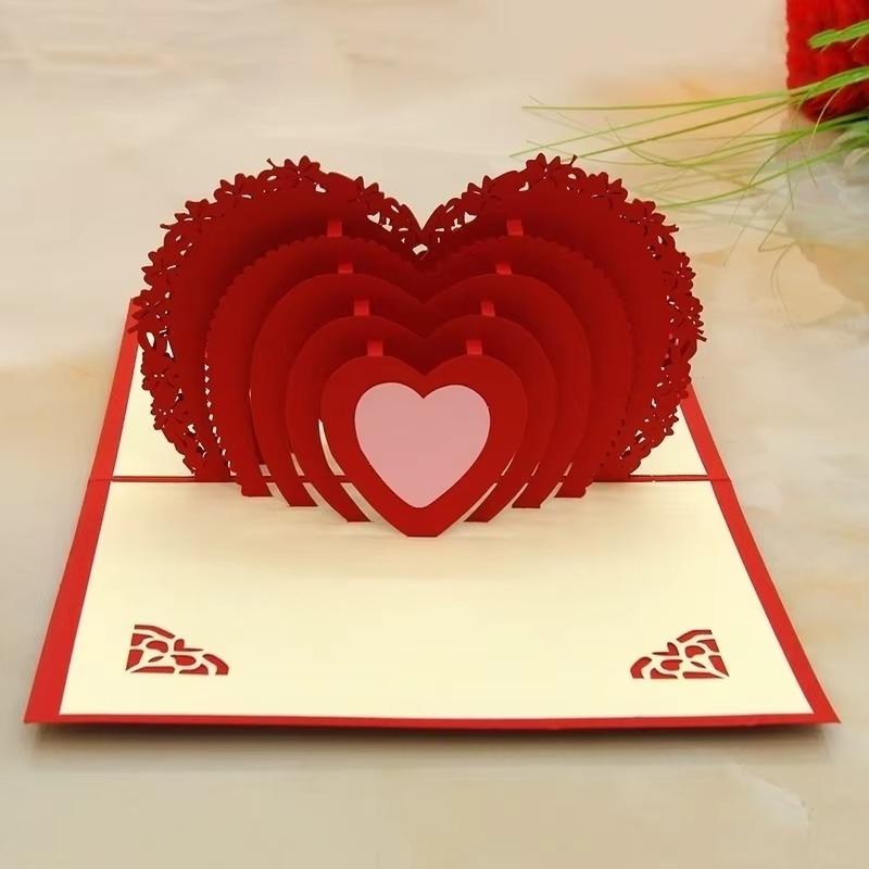 3D Stereo Handmade Pop Up Christmas Wedding Birthday Invitations Greeting Cards Gift Event Party Invitations(Color: Red) A
3D Stereo Handmade Pop Up Christmas Wedding Birthday Invitations Greeting Cards Gift Event Party Invitations(Color: Red) A