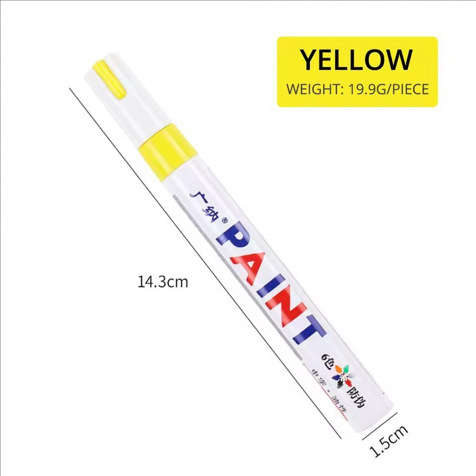 Car Paint Pen Waterproof Car Wheel Tire Oily Painting Mark Pen Auto Rubber Tyre Tread CD Metal Permanent Paint Marker Amagi жовтий
Car Paint Pen Waterproof Car Wheel Tire Oily Painting Mark Pen Auto Rubber Tyre Tread CD Metal Permanent Paint Marker Amagi жовтий