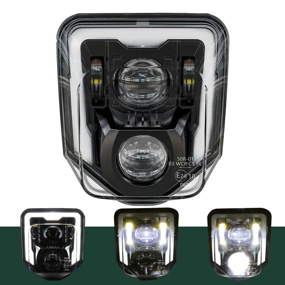 Светодиодная фара для Husqvarna 701 Enduro SuperMoto 501 300 350 250 H/L Beam чёрный
Светодиодная фара для Husqvarna 701 Enduro SuperMoto 501 300 350 250 H/L Beam чёрный