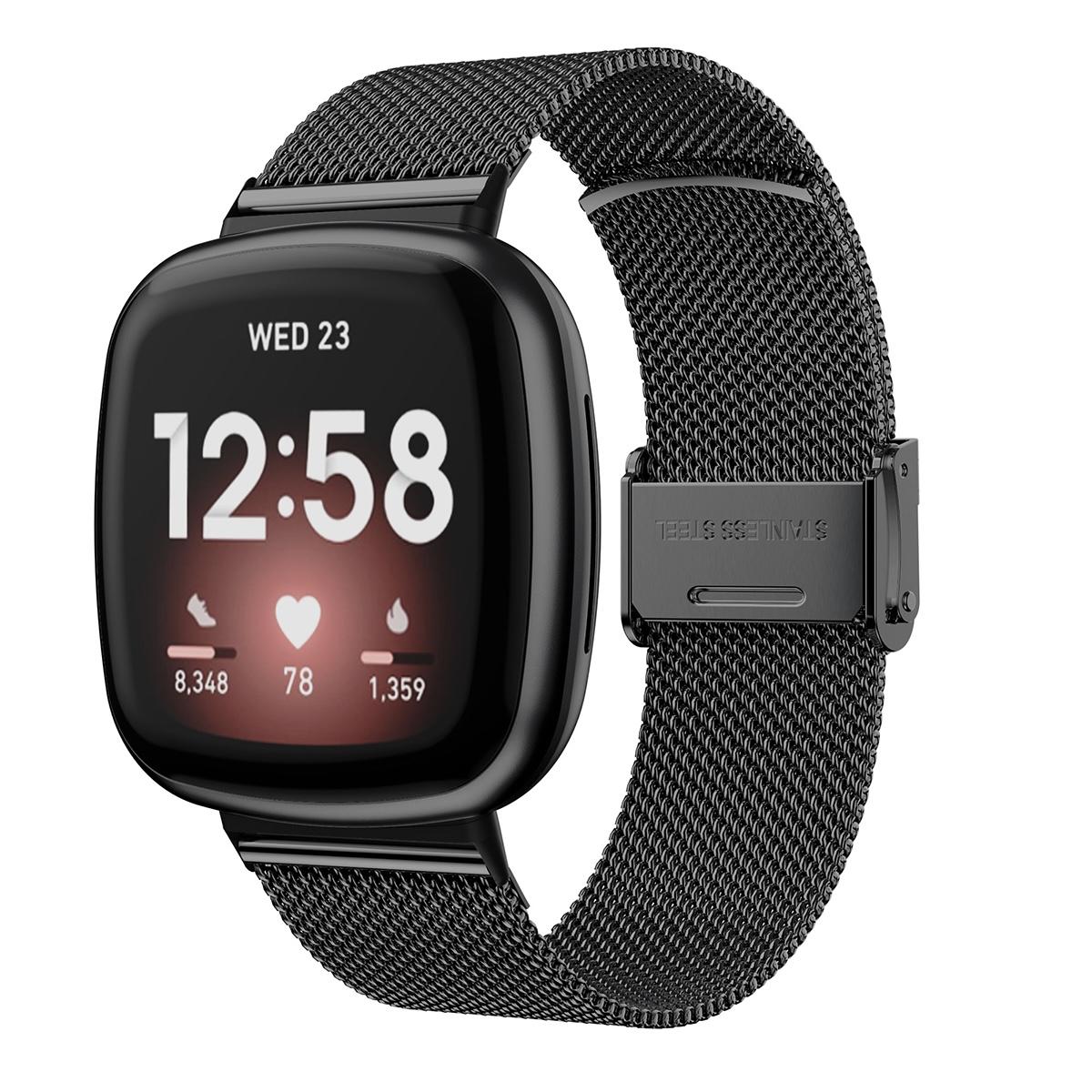 For Fitbit Versa 3/Sense Stainless Steel Mesh Milanese Watch Strap Replacement Wrist Band Black
For Fitbit Versa 3/Sense Stainless Steel Mesh Milanese Watch Strap Replacement Wrist Band Black