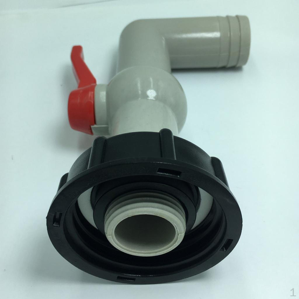 1000 Tank Valve Tap Water Adapter 60mm Outlet Diameter 32 Mm 1 Inch 90 Degree Discharge
1000 Tank Valve Tap Water Adapter 60mm Outlet Diameter 32 Mm 1 Inch 90 Degree Discharge